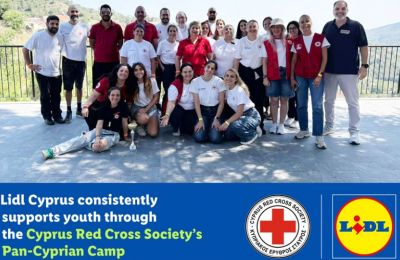 Lidl Cyprus consistently supports youth through the Cyprus Red Cross Society’s Pancyprian Camp 