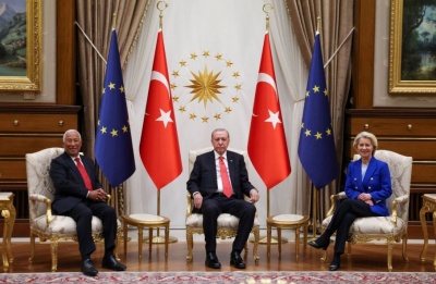 The Cyprus issue featured in their discussions with Turkish President Recep Tayyip Erdoğan following the NATO Summit in Ankara. Photo credit: @vonderleyen X