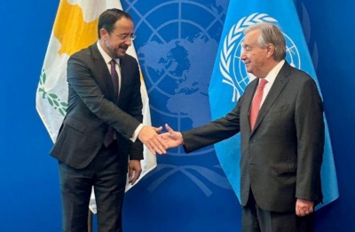 António Guterres will hold joint meetings and a private dinner with Greek Cypriot and Turkish Cypriot leaders during his first trip to Nicosia since 2010. Photo credit: PIO