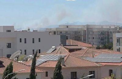 Wildfire breaks out after National Guard firing exercise in Larnaca (video)