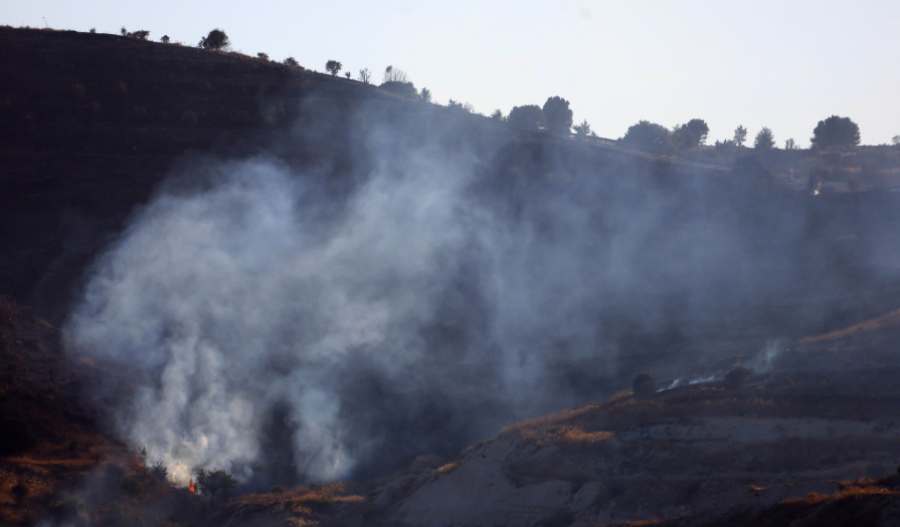 File photo of Kalo Chorio wildfire