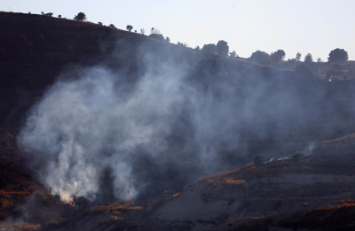 File photo of Kalo Chorio wildfire