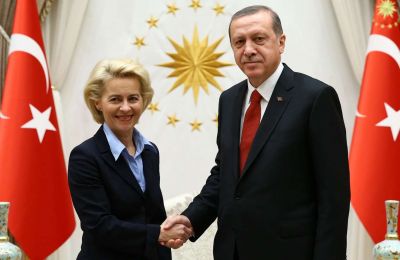 The President claims EU-Turkey ties depend on Cyprus peace talks, but recent EU intervention with Erdogan proves otherwise.