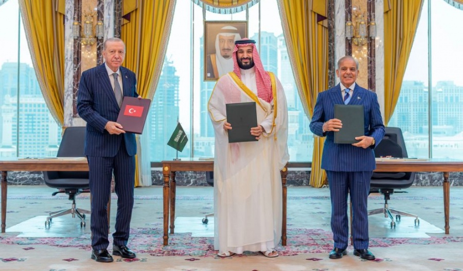 Nicosia is watching whether closer Riyadh-Ankara ties could alter Gulf states’ position on Cyprus. Photo credit: @KSAmofaEN X