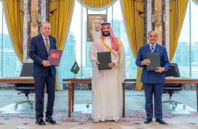 Nicosia is watching whether closer Riyadh-Ankara ties could alter Gulf states’ position on Cyprus. Photo credit: @KSAmofaEN X