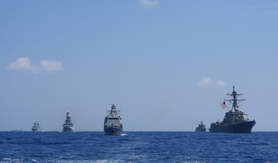 Warships gather off Limassol for naval exercise