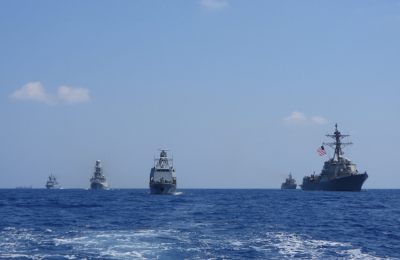 Warships gather off Limassol for naval exercise