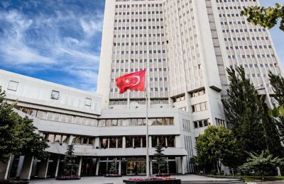 Foreign ministry repeats its position on the 1974 invasion and accuses EU institutions of taking sides. Photo credit: www.mfa.gov.tr