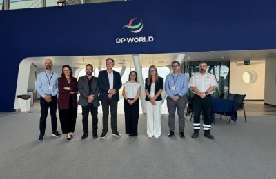 Transport Minister tours DP World Limassol terminal