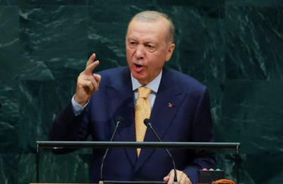 Erdogan tells UN to recognize breakaway north in occupied Cyprus