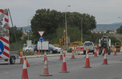 File photo of construction on Faneromeni Avenue in Larnaca - courtesy Cyprus FAQ