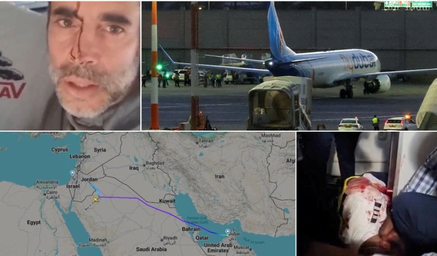 Stabbed pilot helped save 174 people as flydubai jet plunged (video)