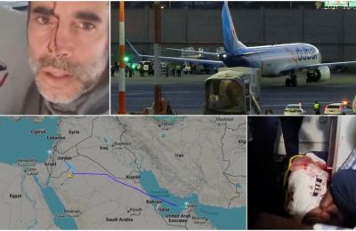 Stabbed pilot helped save 174 people as flydubai jet plunged (video)