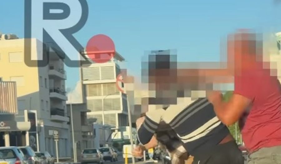 Delivery rider punched and kicked in Limassol attack caught on video (watch)