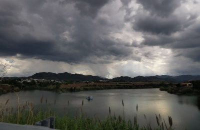 Reserves remain well below 2022 levels despite improved rainfall and inflows. Photo credit: @christopher.genethliou/Weather Enthusiasts of Cyprus Facebook