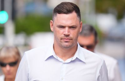 Joshua Foster arrives at Paphos District Court. Pic: PA