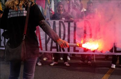 Young people must turn their frustration into meaningful political action rather than apathy or empty protest. Photo credit: Gregorio Borgia/AP
