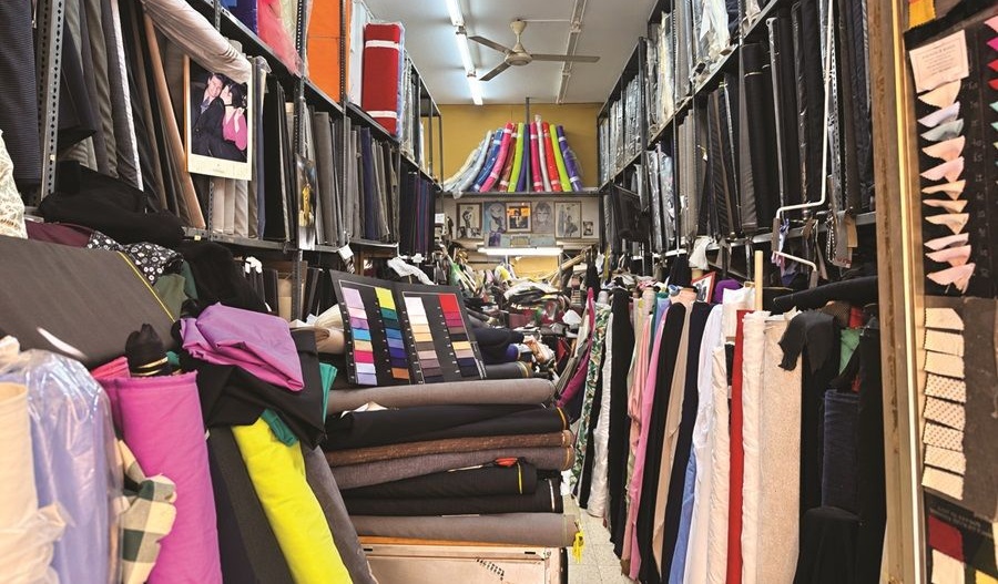 From fine cashmere to an array of colorful fabrics, his shop offers a level of choice and personal service that ready-made clothing cannot match.