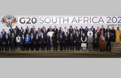 Photo from last year's G20 group shot in South Africa